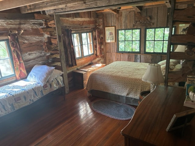 Master Bedroom in Log Cabin