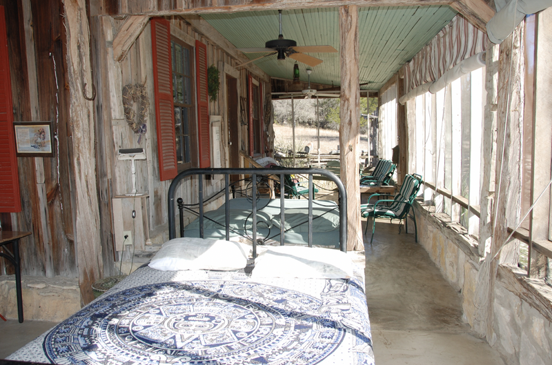 Screen Porch Bedroom in Ragsdale House 